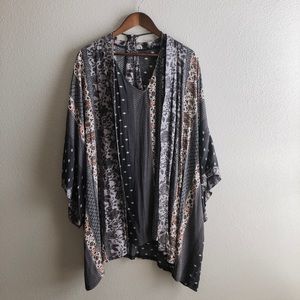 Sage the Label Western Boho Dress & Kimono Set